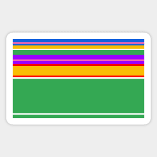 Liturgical Pride Flag (Sarum Blue) Sticker